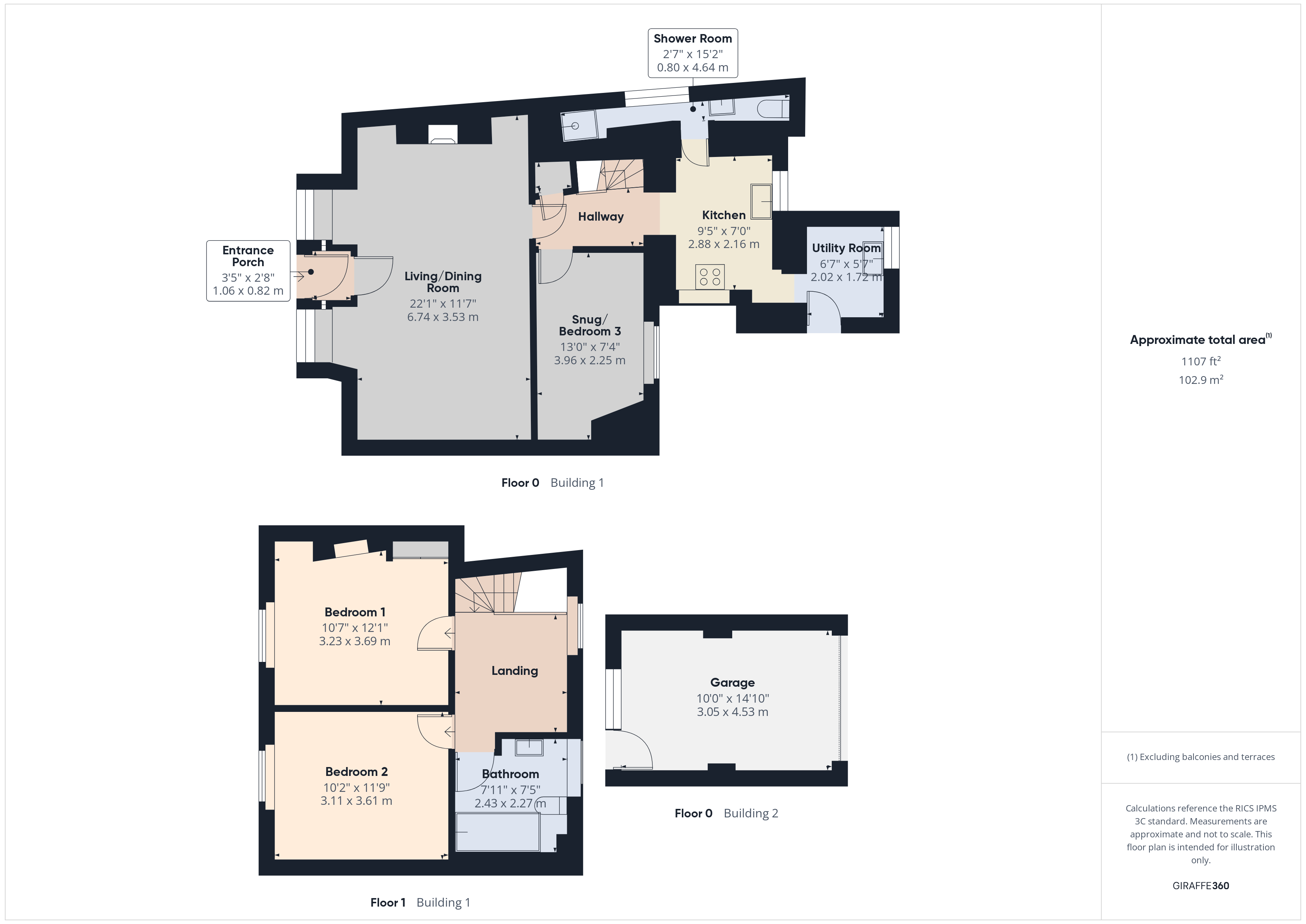 10, The Crescent, Cornwall floorplan