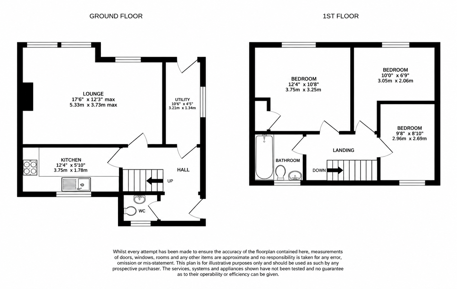 Monkwick Avenue, Essex floorplan