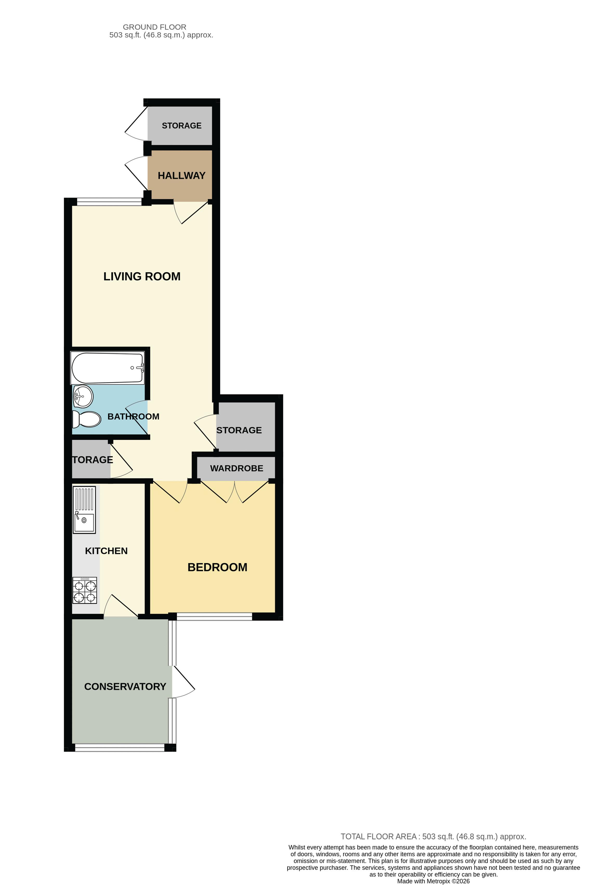 114, Linden Road, Maidstone floorplan