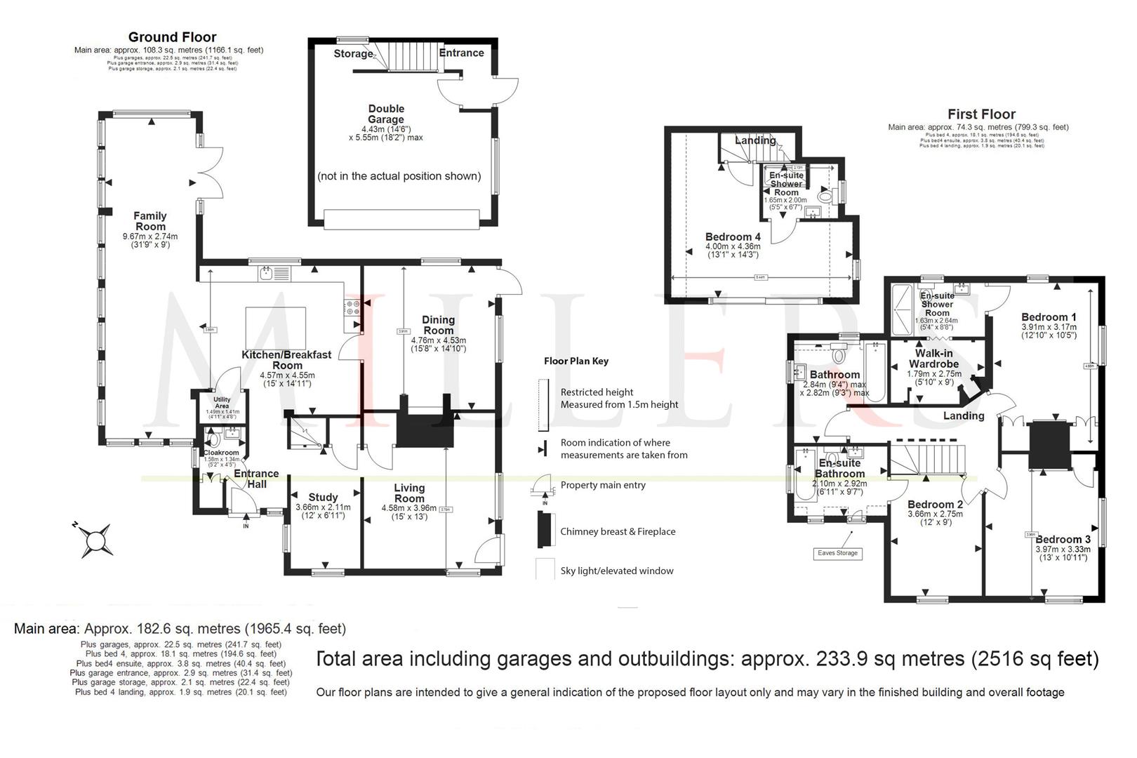 2, Lower Bury Lane, Epping floorplan