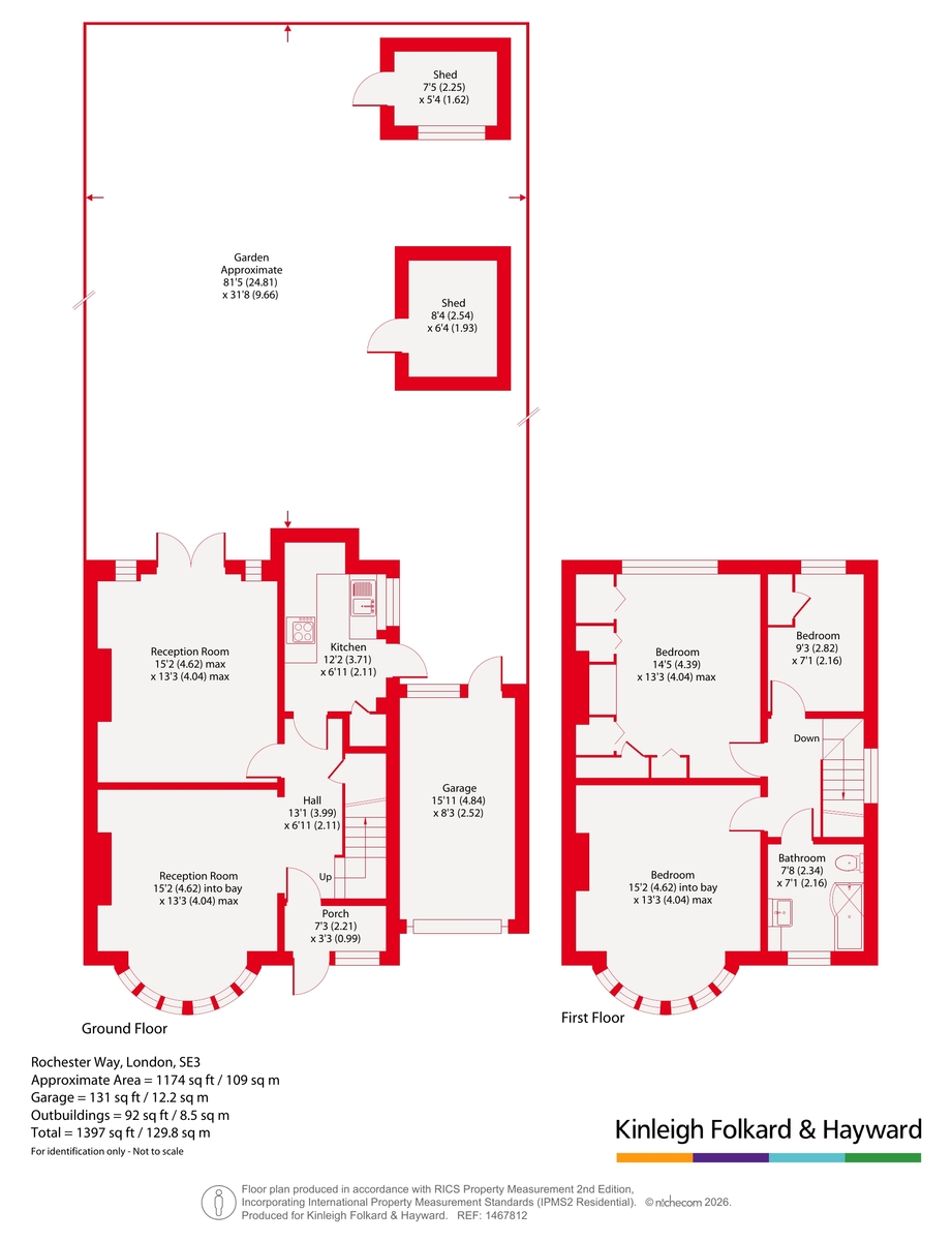 34, Rochester Way, London floorplan