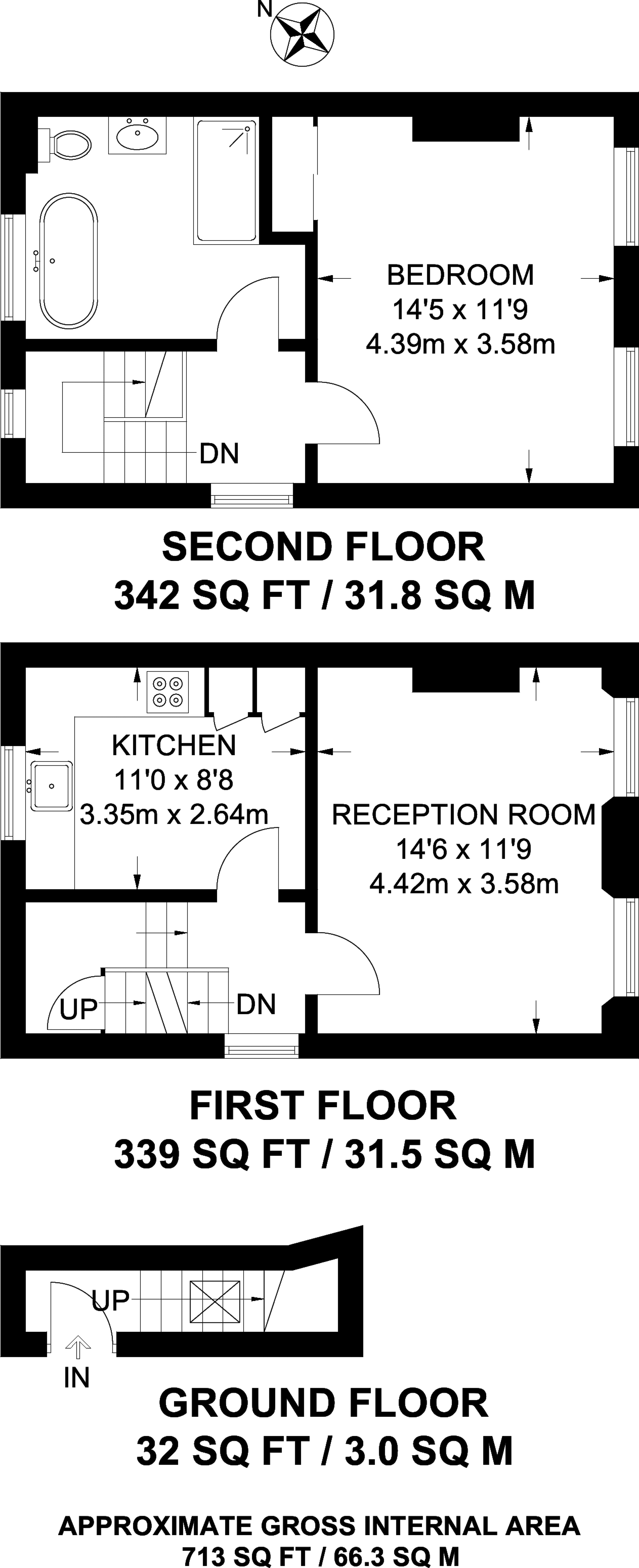 1 Bedrooms Flat to rent in Platt Street, King's Cross NW1