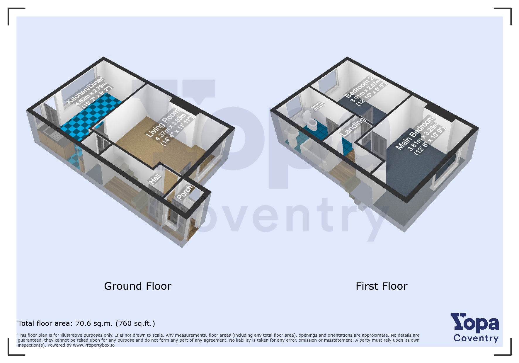24, Cornwall Road, Coventry floorplan