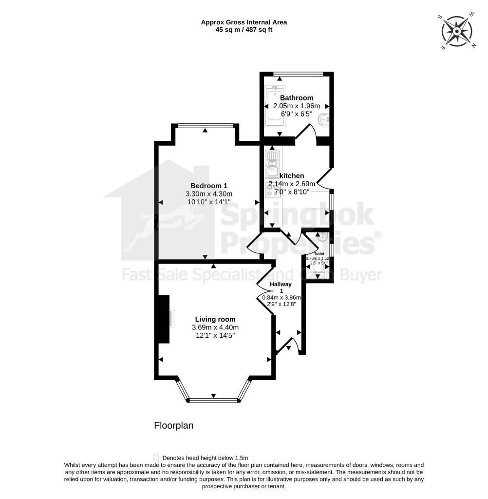 415, St Anne's Road, Blackpool floorplan