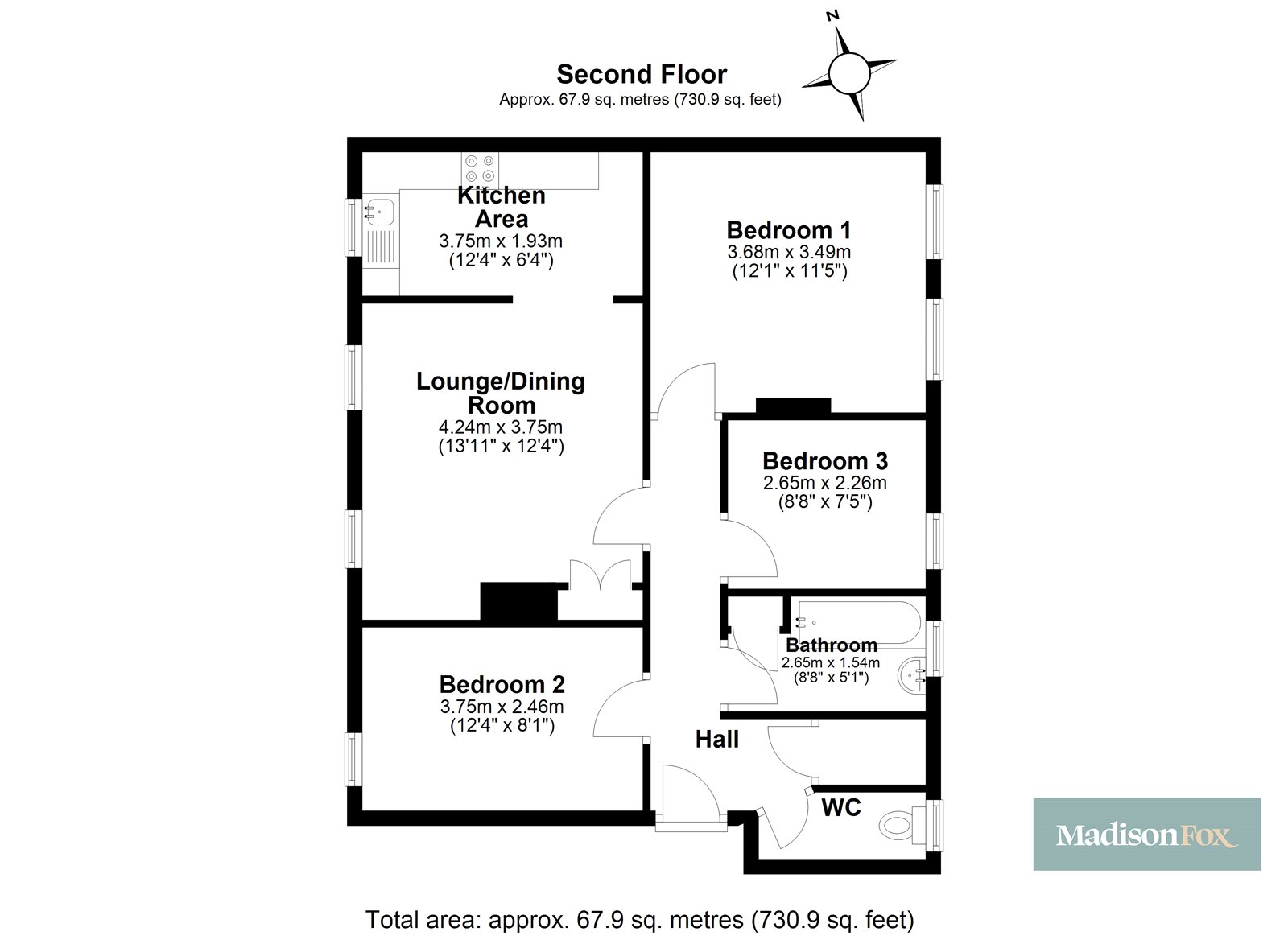 317, Manor Road, London floorplan