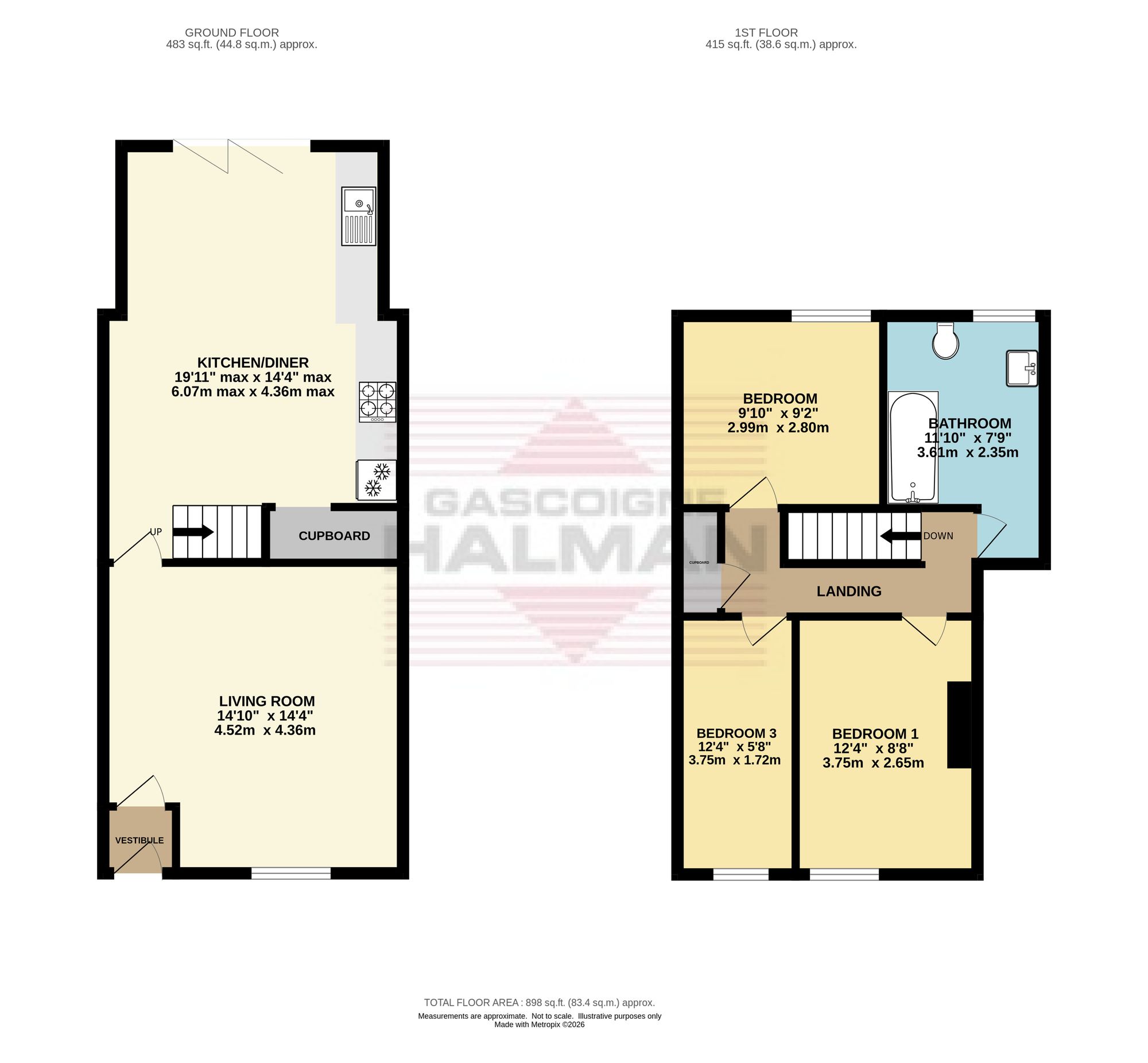 34 Turnlee Road, Glossop floorplan