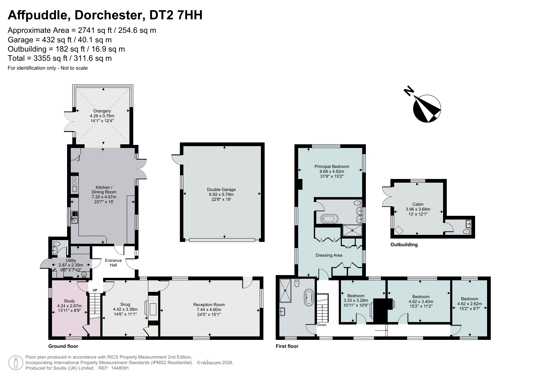 Symmonds Cottage, 25, Affpuddle, Dorset floorplan