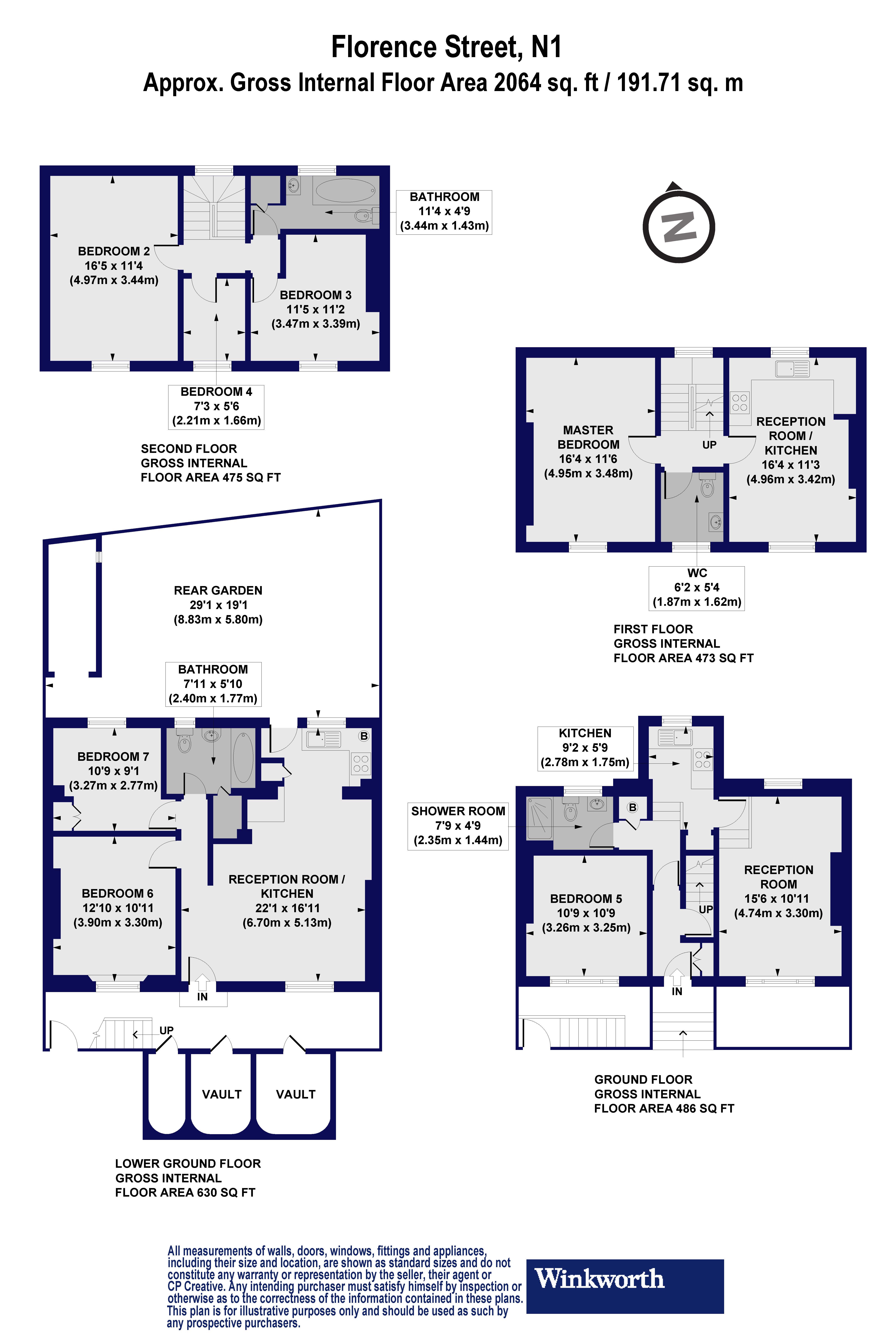 1,, Florence Street, London floorplan