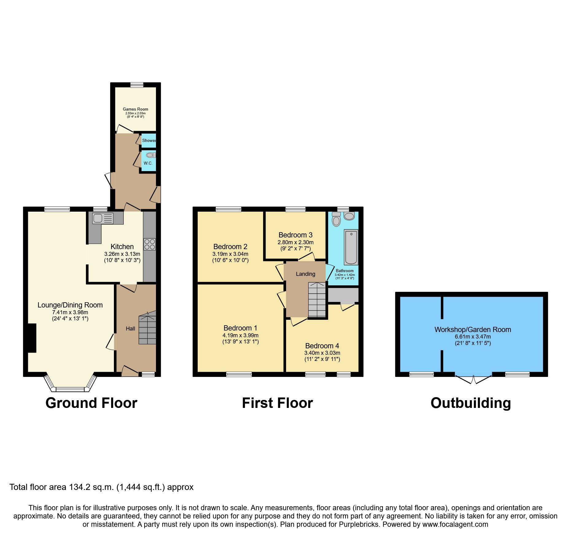 12, Franklin Road, Nuneaton floorplan
