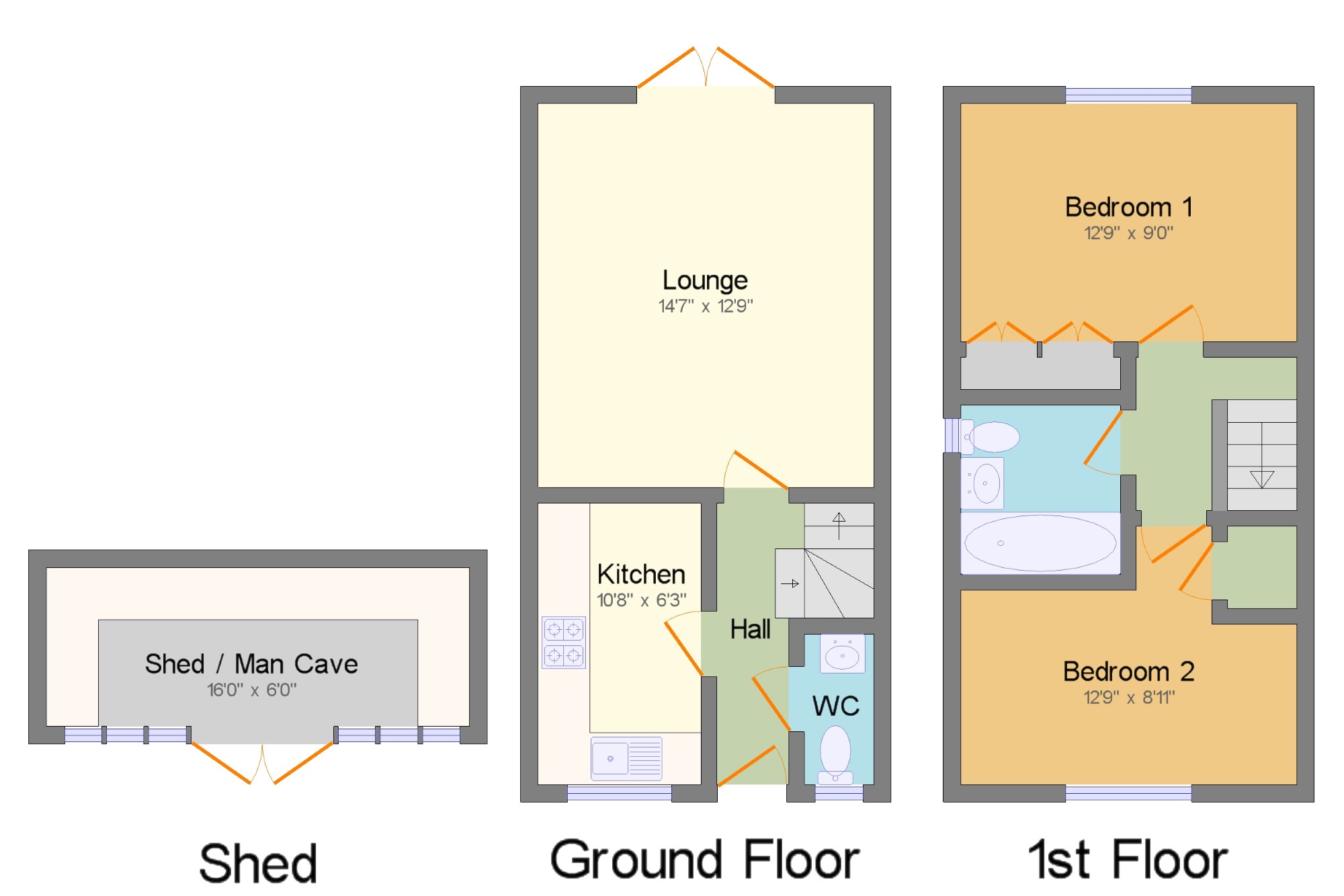 2 Bedrooms Semi-detached house for sale in Feldspar Close, Sittingbourne, Kent ME10