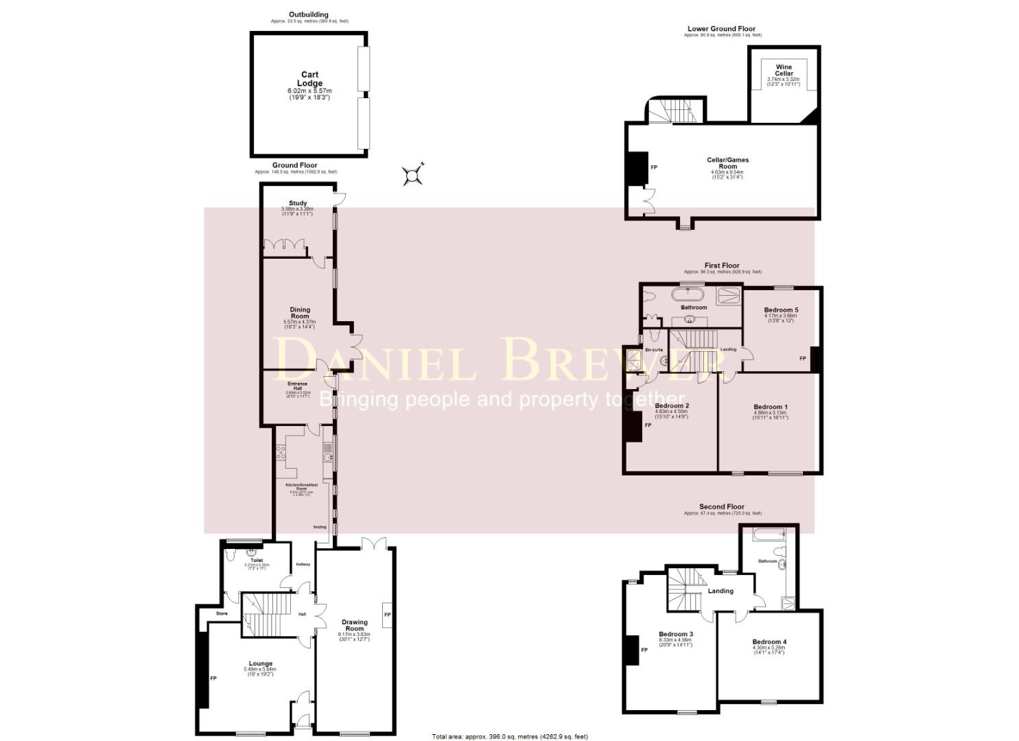 High Street, Kelvedon, Colchester CO5, 5 bedroom semidetached house