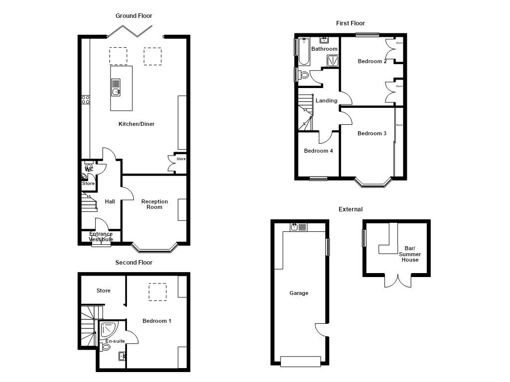 169, Claremont Road, Salford floorplan