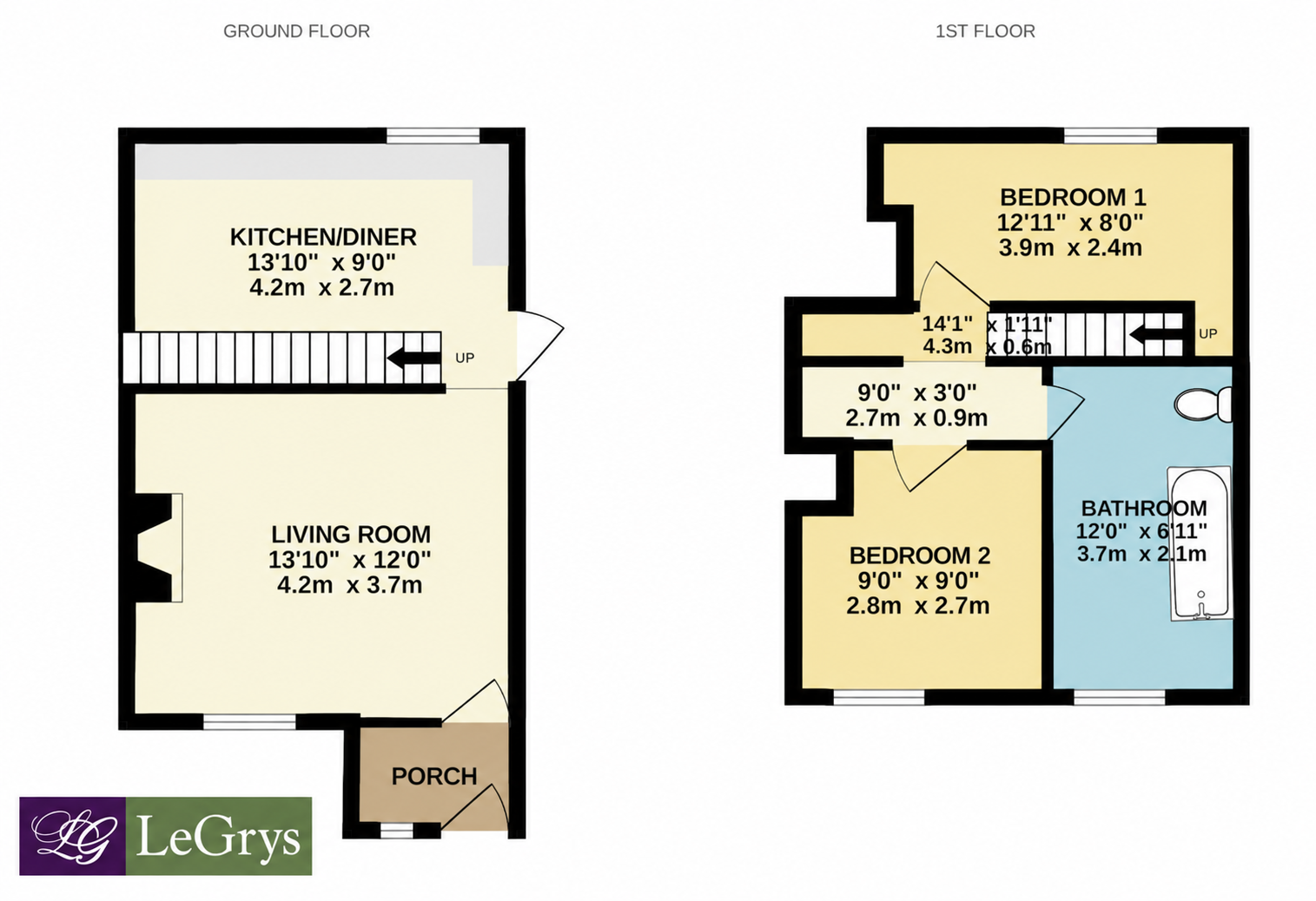 33 Medrose Street, Delabole floorplan