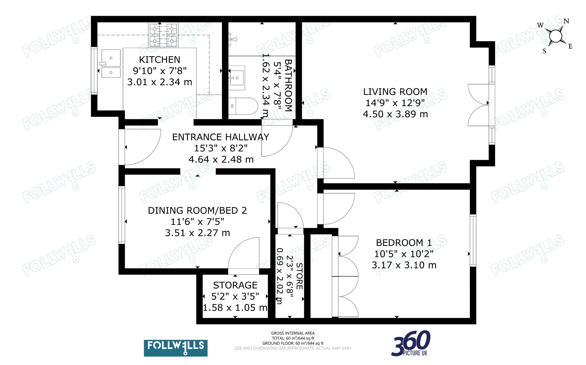 Apt 20, Kingsley Hall Lymewood Close, Newcastle floorplan