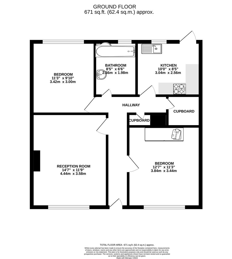 Fulwood Gardens, Twickenham TW1, 2 bedroom to rent