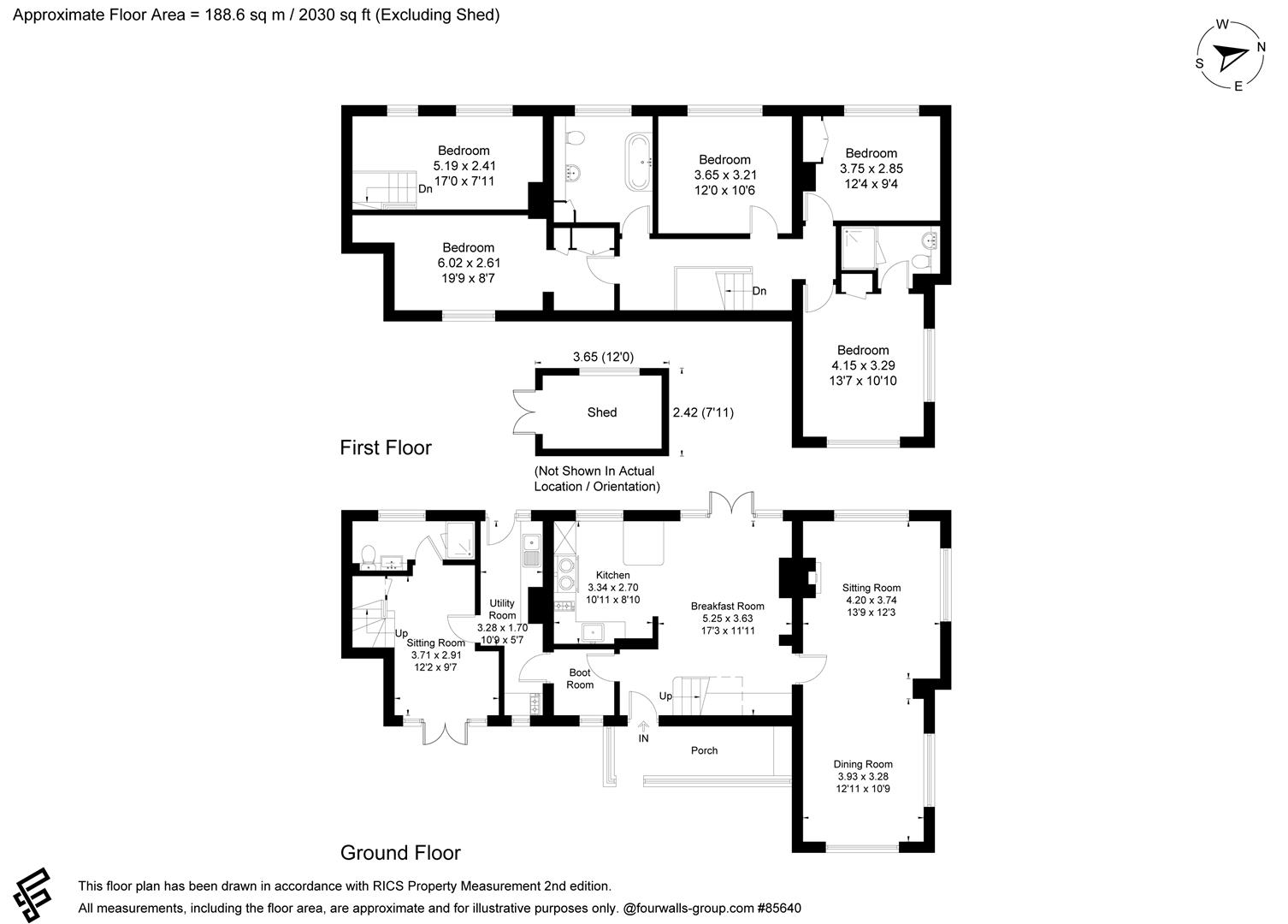Oakridge, Mill Lane, Petersfield floorplan