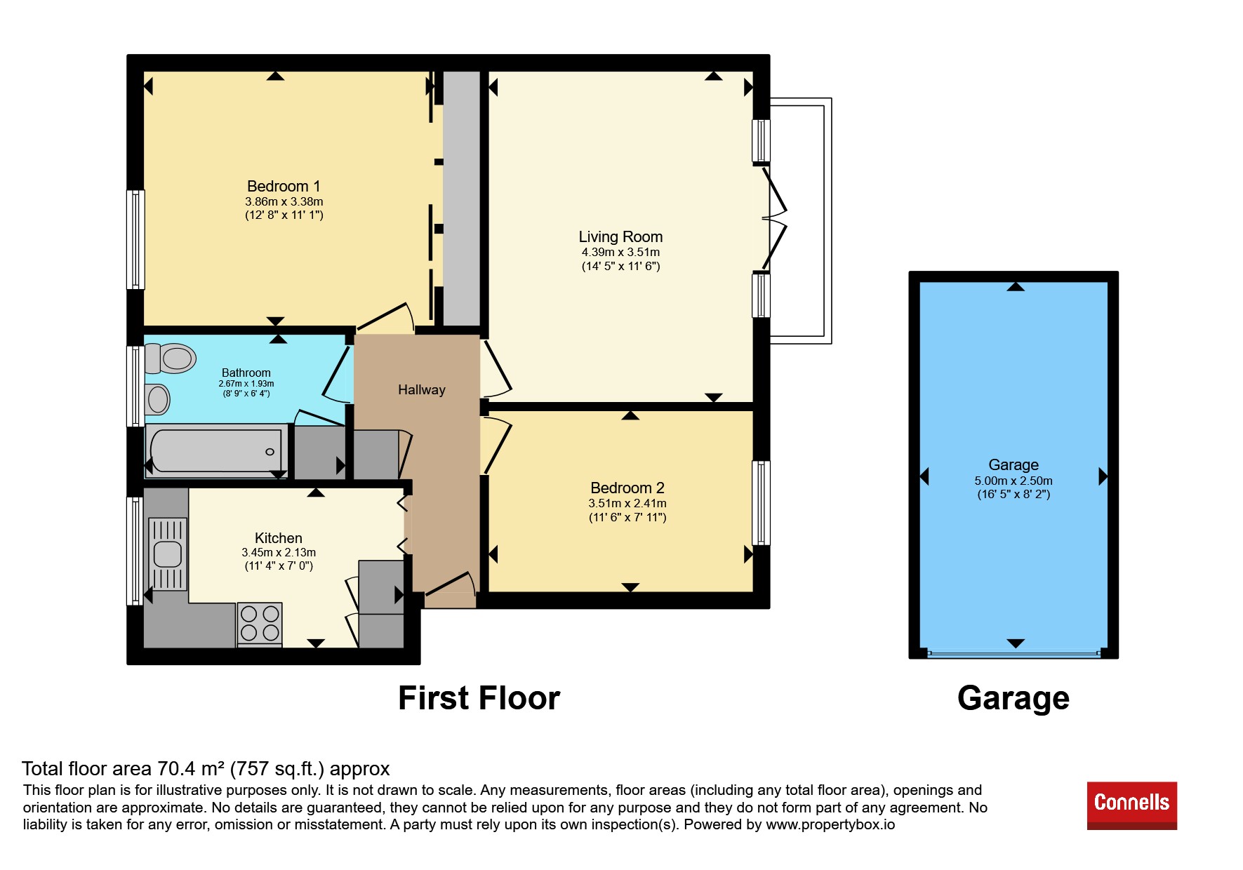 Flat 6, Downside Court, 3-9, Nutfield Road, Redhill floorplan