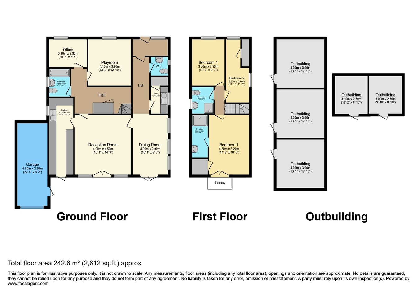 17, Cheriton Avenue, Hengoed floorplan