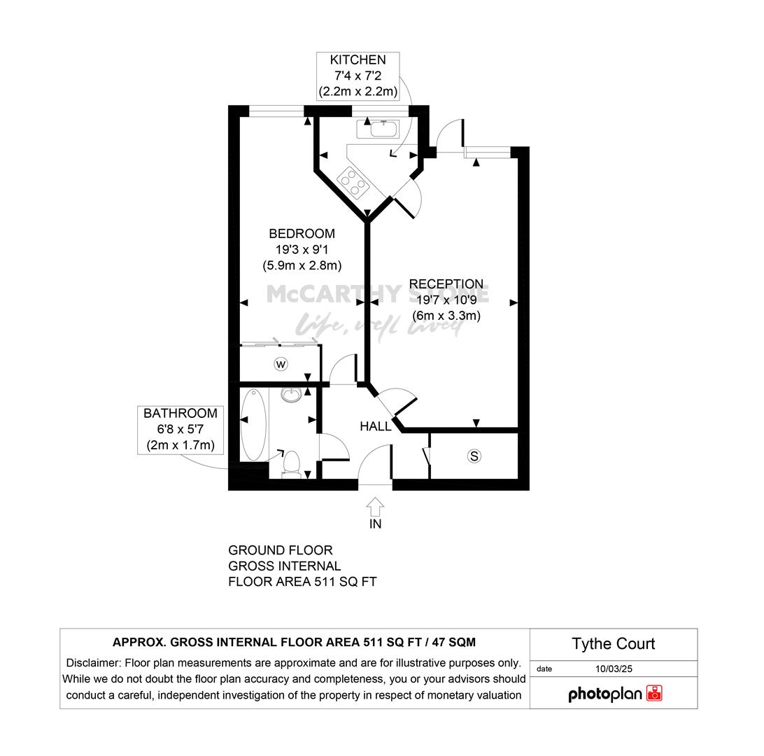141 White Hart Lane, Romford floorplan