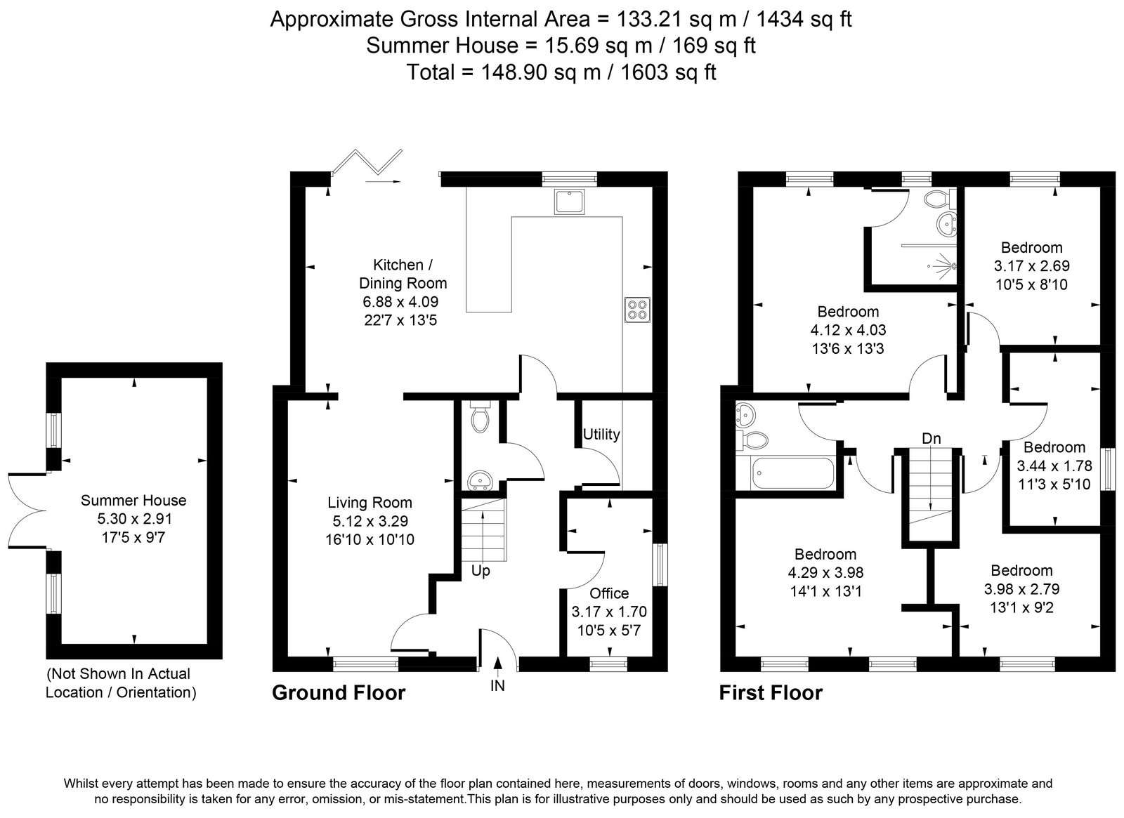 30, Cowley Avenue, Chertsey floorplan