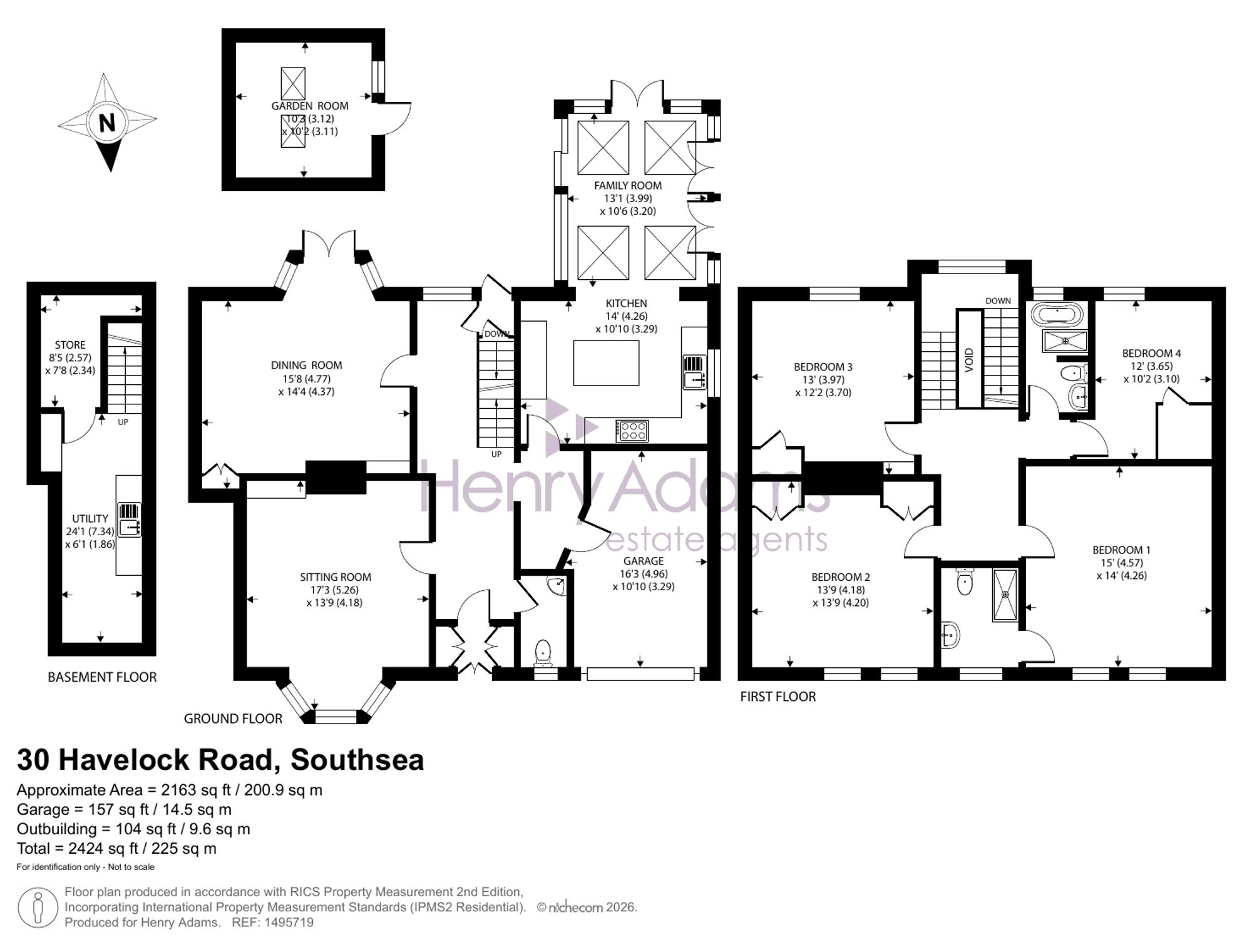 30 Havelock Road, Southsea floorplan