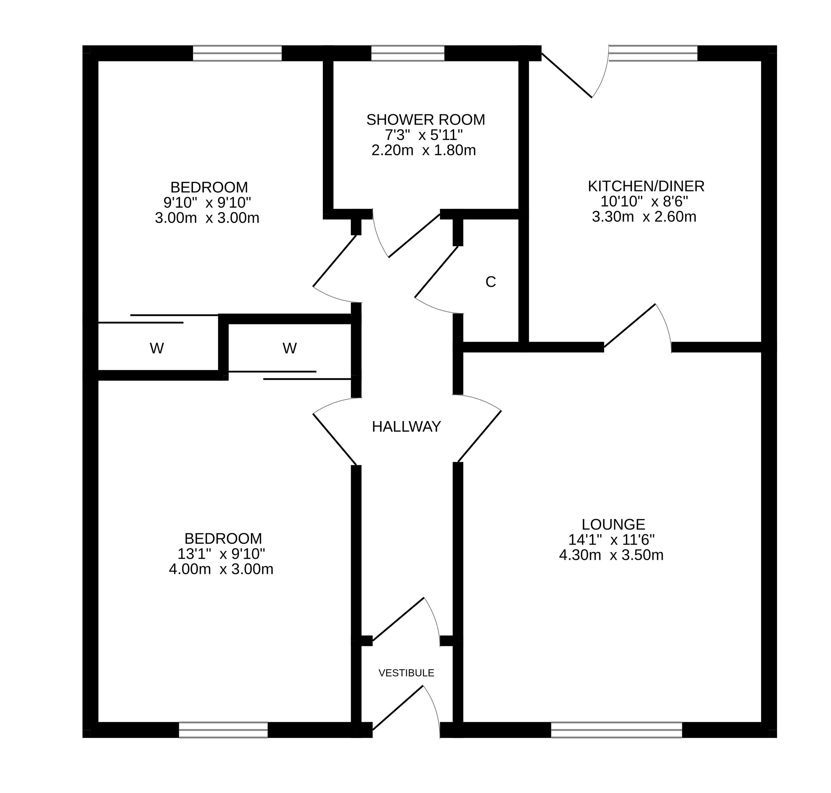 9, Dalginross Gardens, Comrie, Crieff floorplan