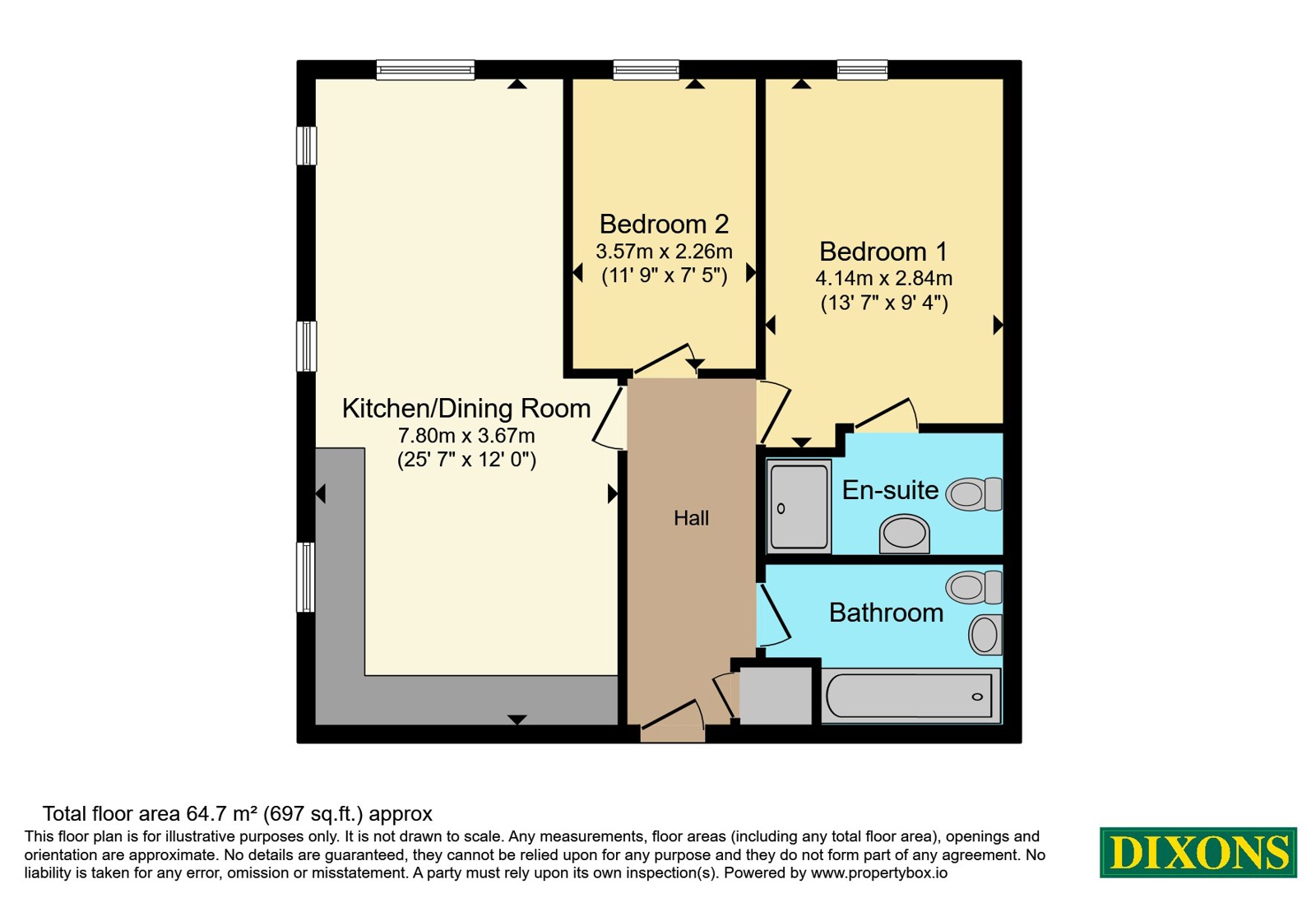 Apartment 6, 10, Aldridge Square, Birmingham floorplan