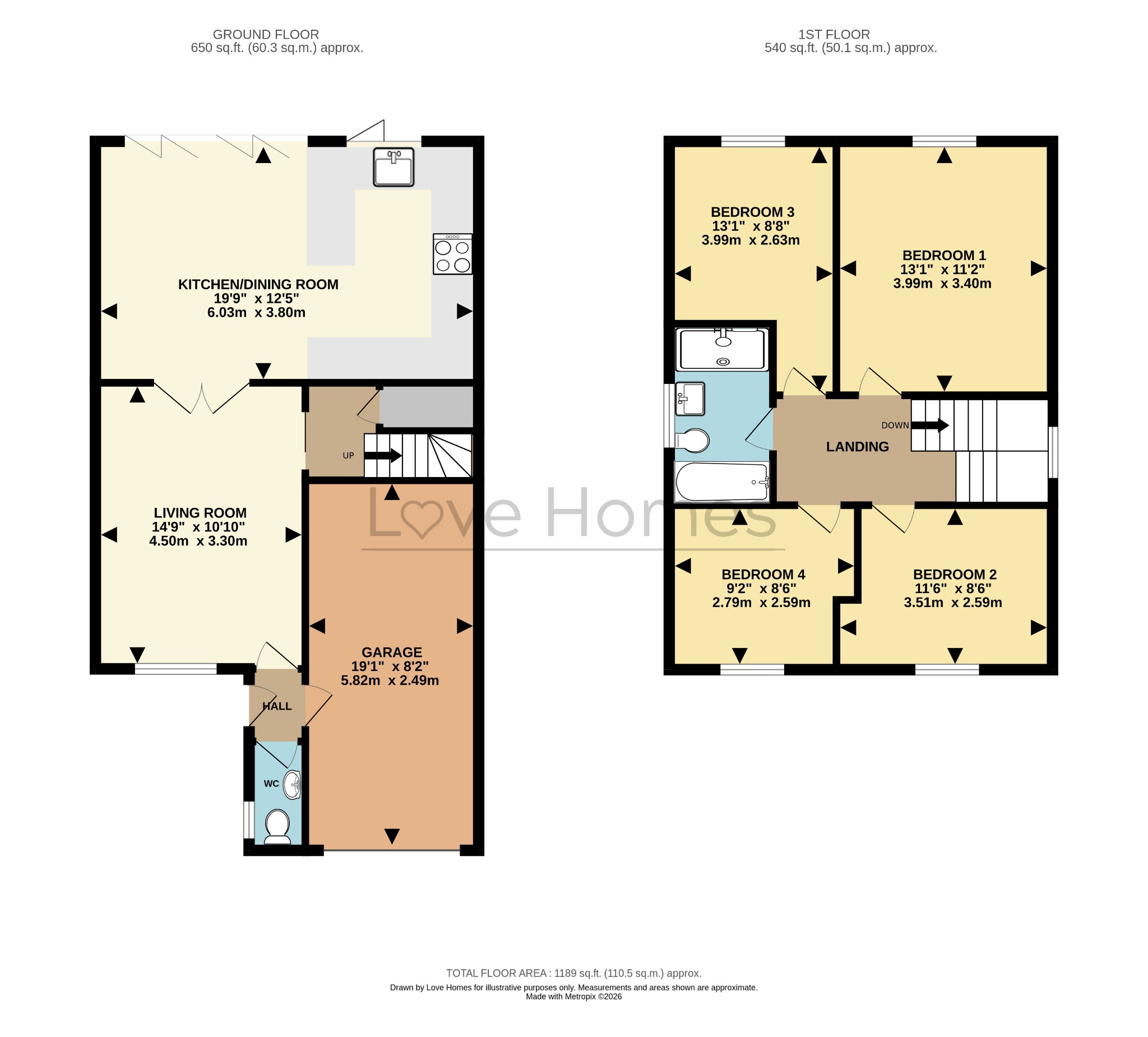 20A, George Street, Bedford floorplan