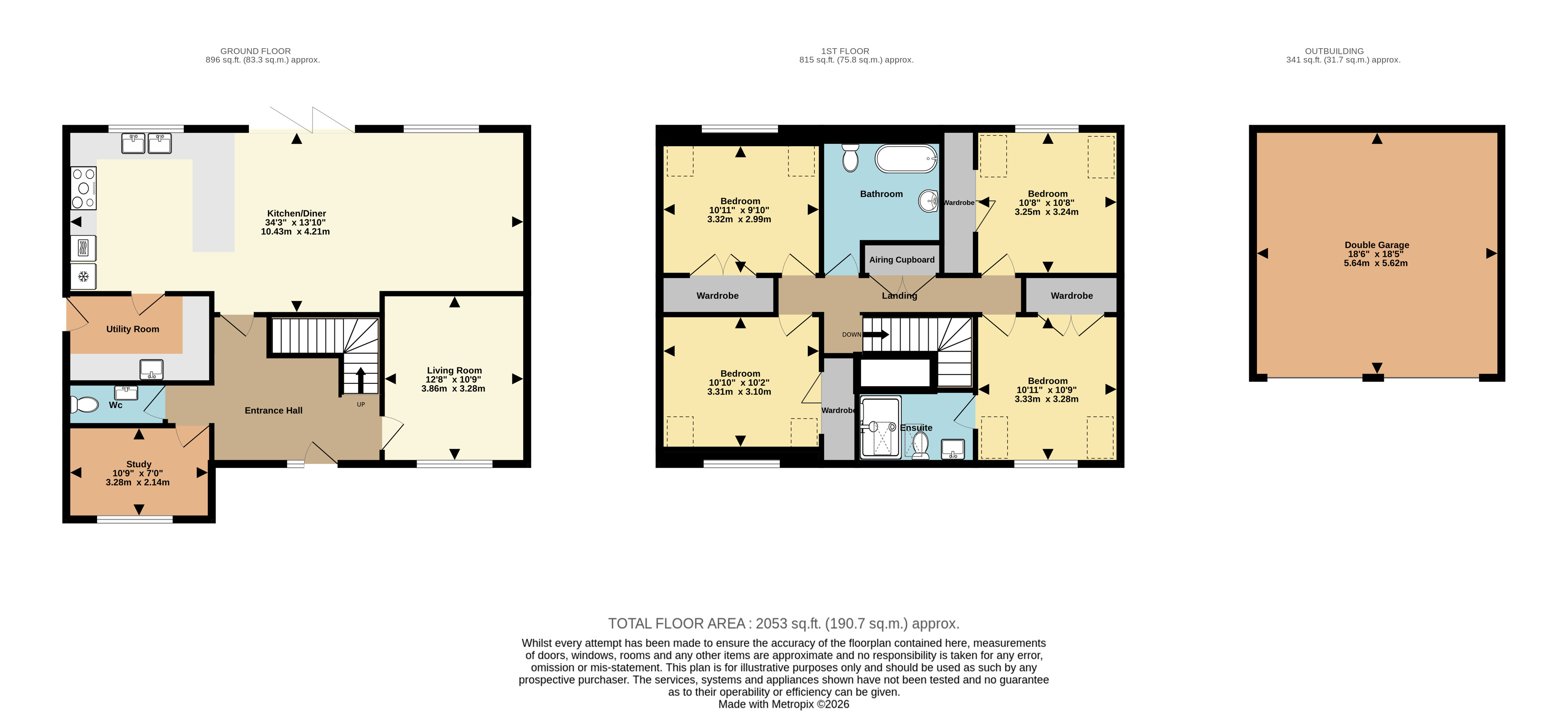 Cherry Tree House, 98A, New Street, Canterbury floorplan