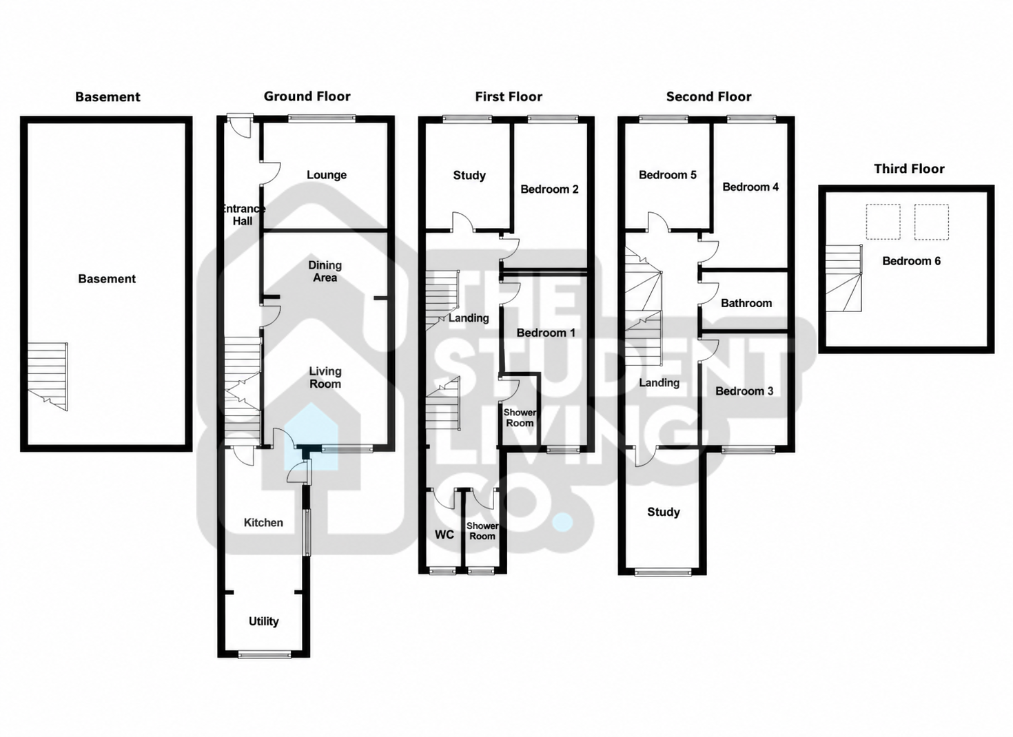 Alpha Terrace, Nottingham floorplan