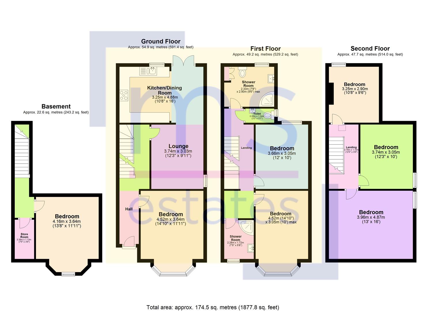 Portland Road, Nottingham floorplan
