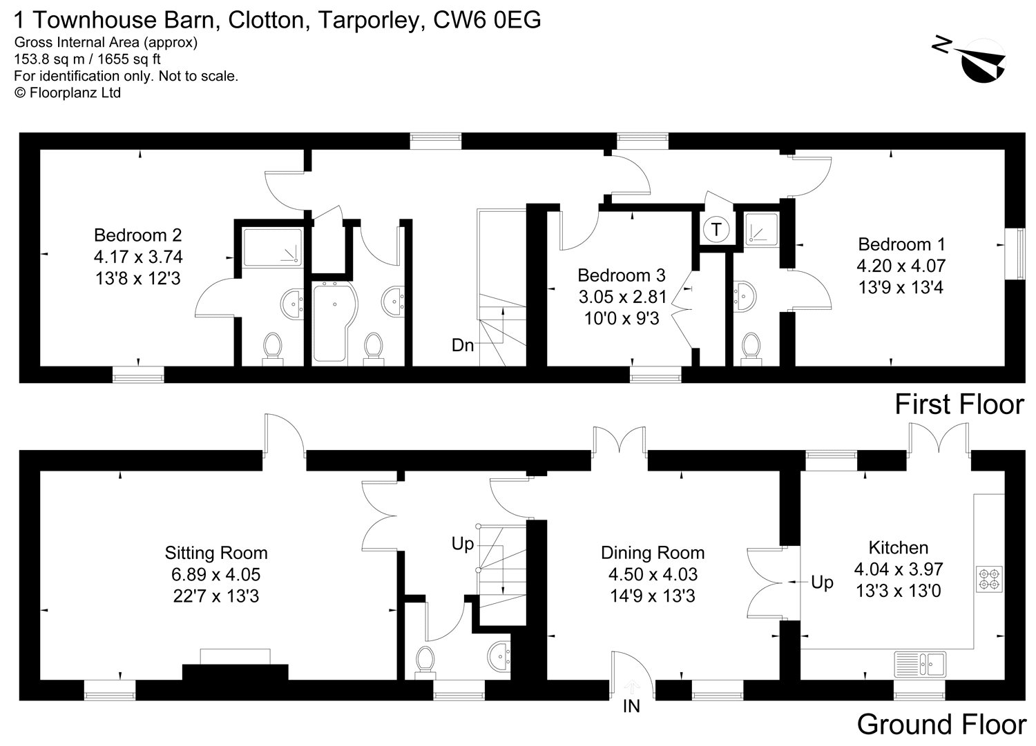 The Granary, 1, Townhouse Barn, Tarporley floorplan