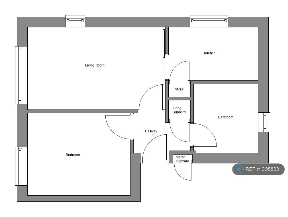 Flat, Lovell Court Mill Road, Eastbourne floorplan