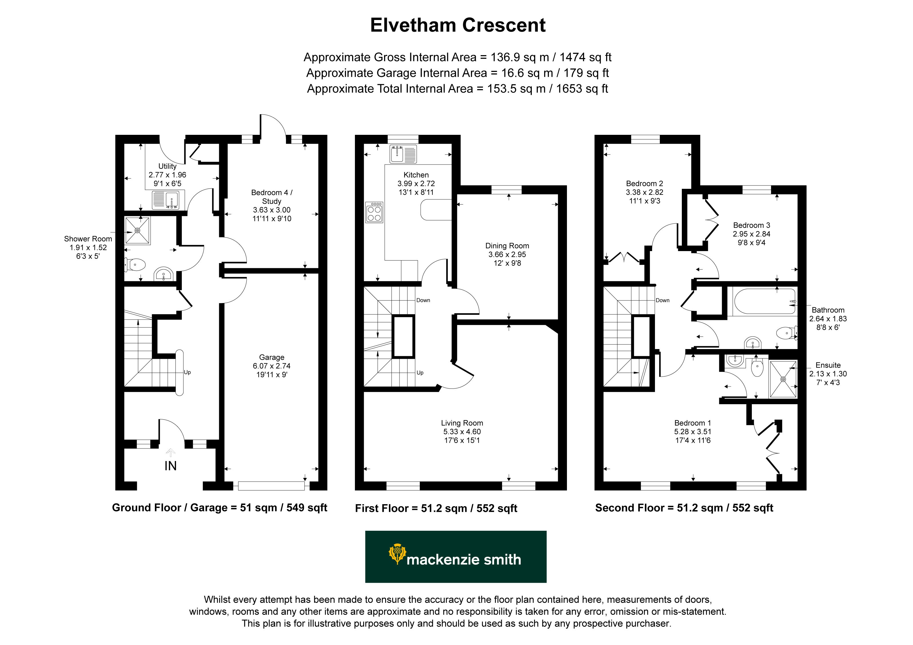27, Elvetham Crescent, Hampshire floorplan