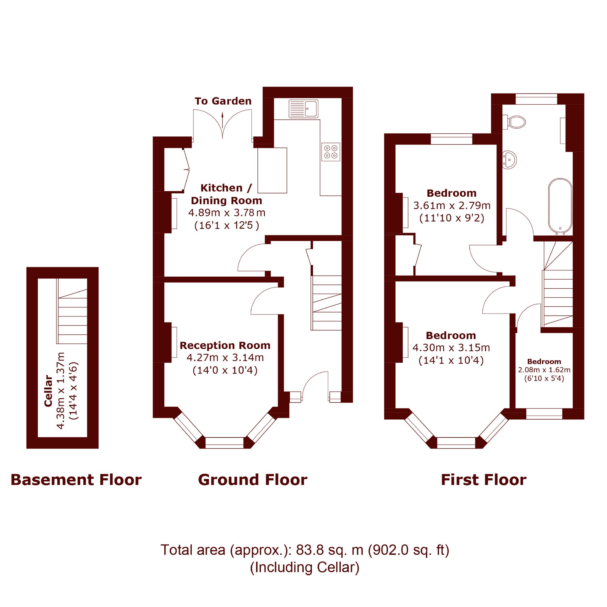 9, Graveney Road, London floorplan