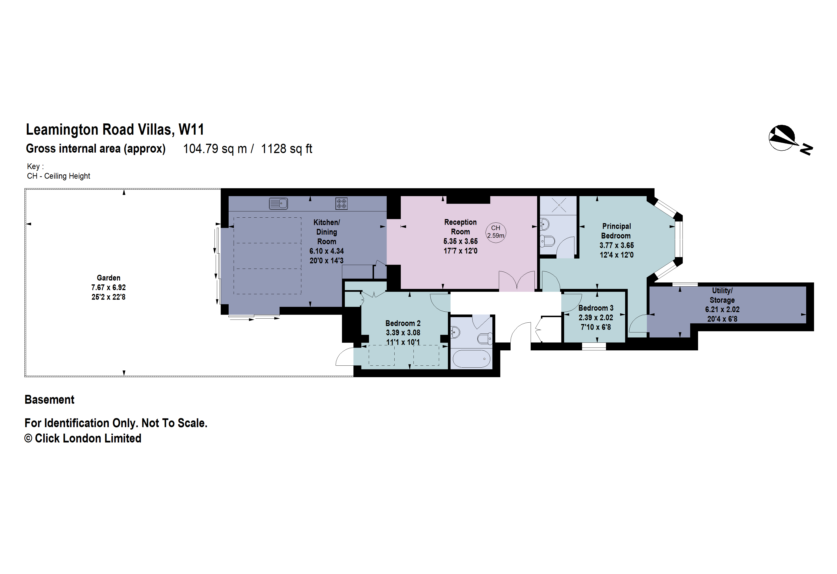 3 bed flat for sale in Leamington Road Villas, London W11 67290087