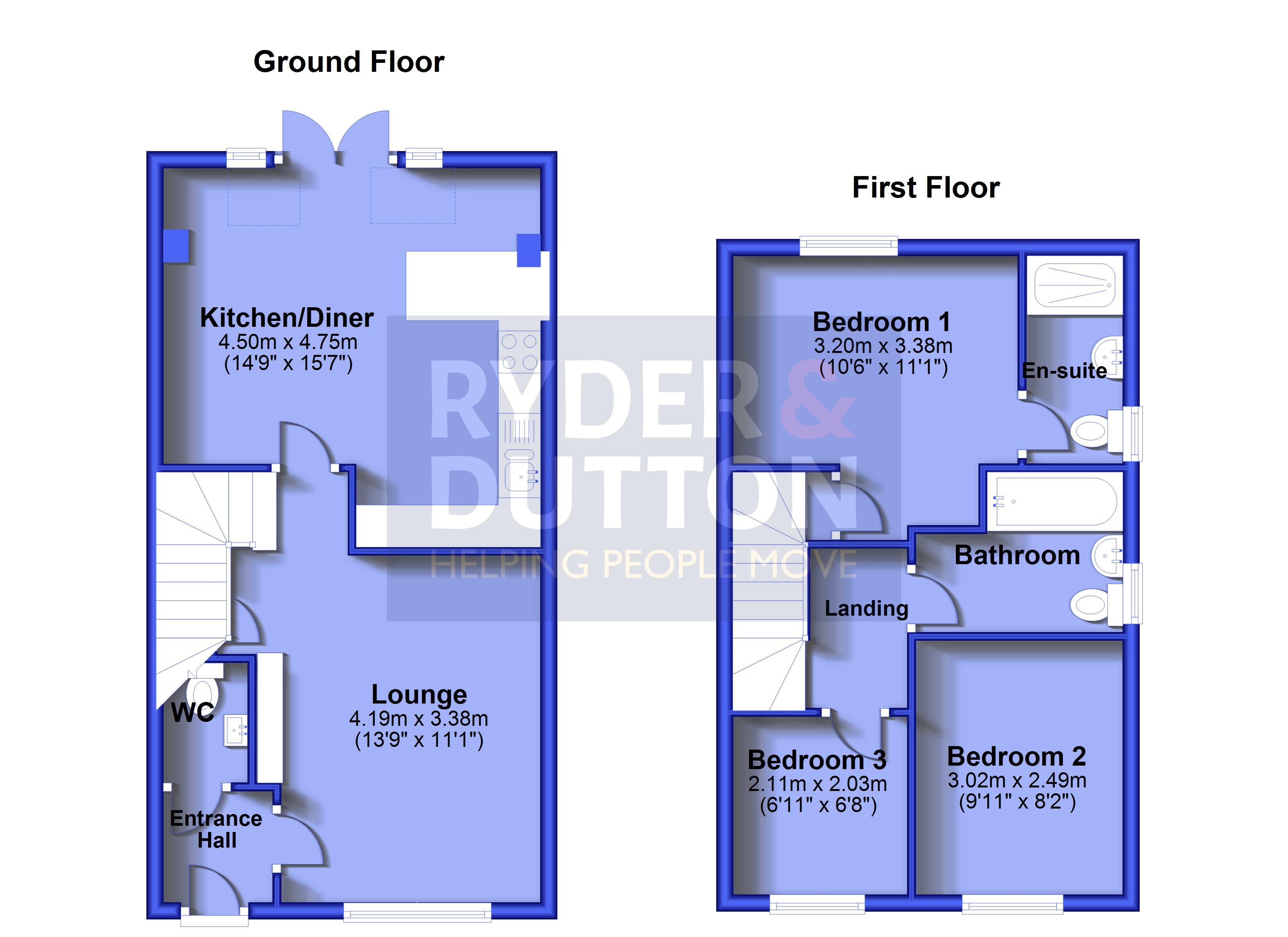 2, Plough Drive, Greater Manchester floorplan