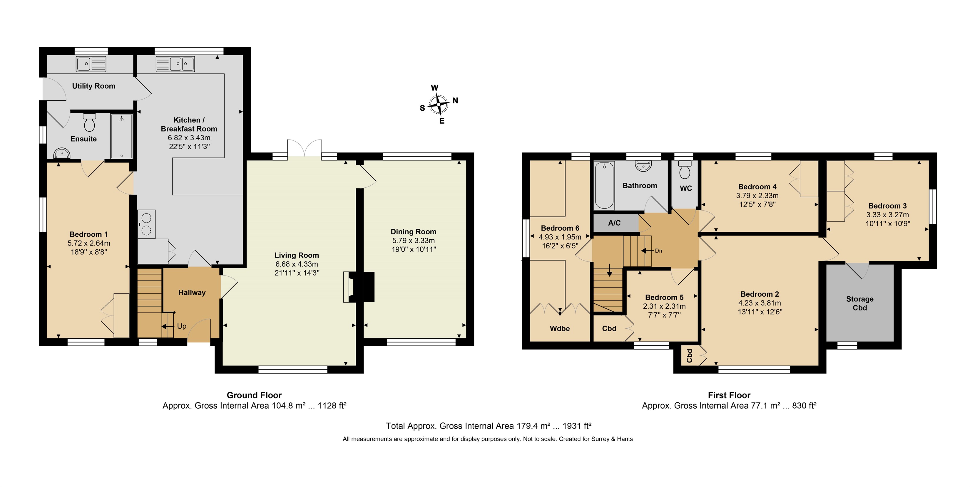 Hope House, 6 The Lawns, Milford floorplan