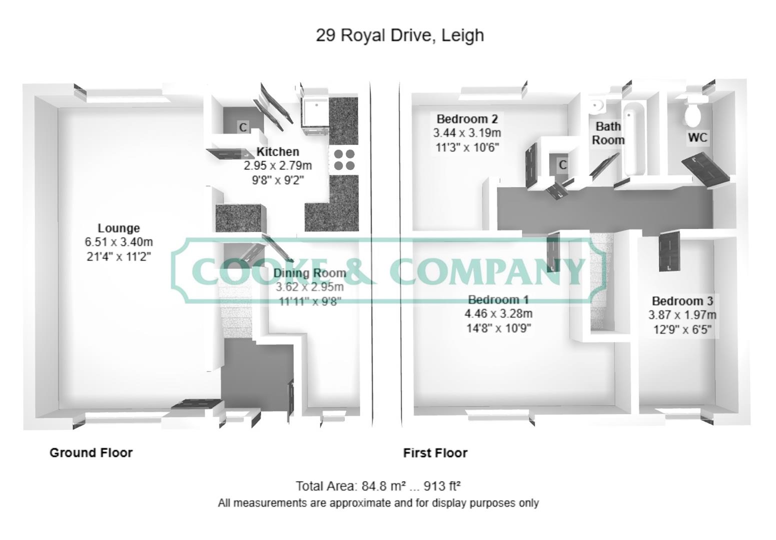 Royal Drive, Leigh floorplan