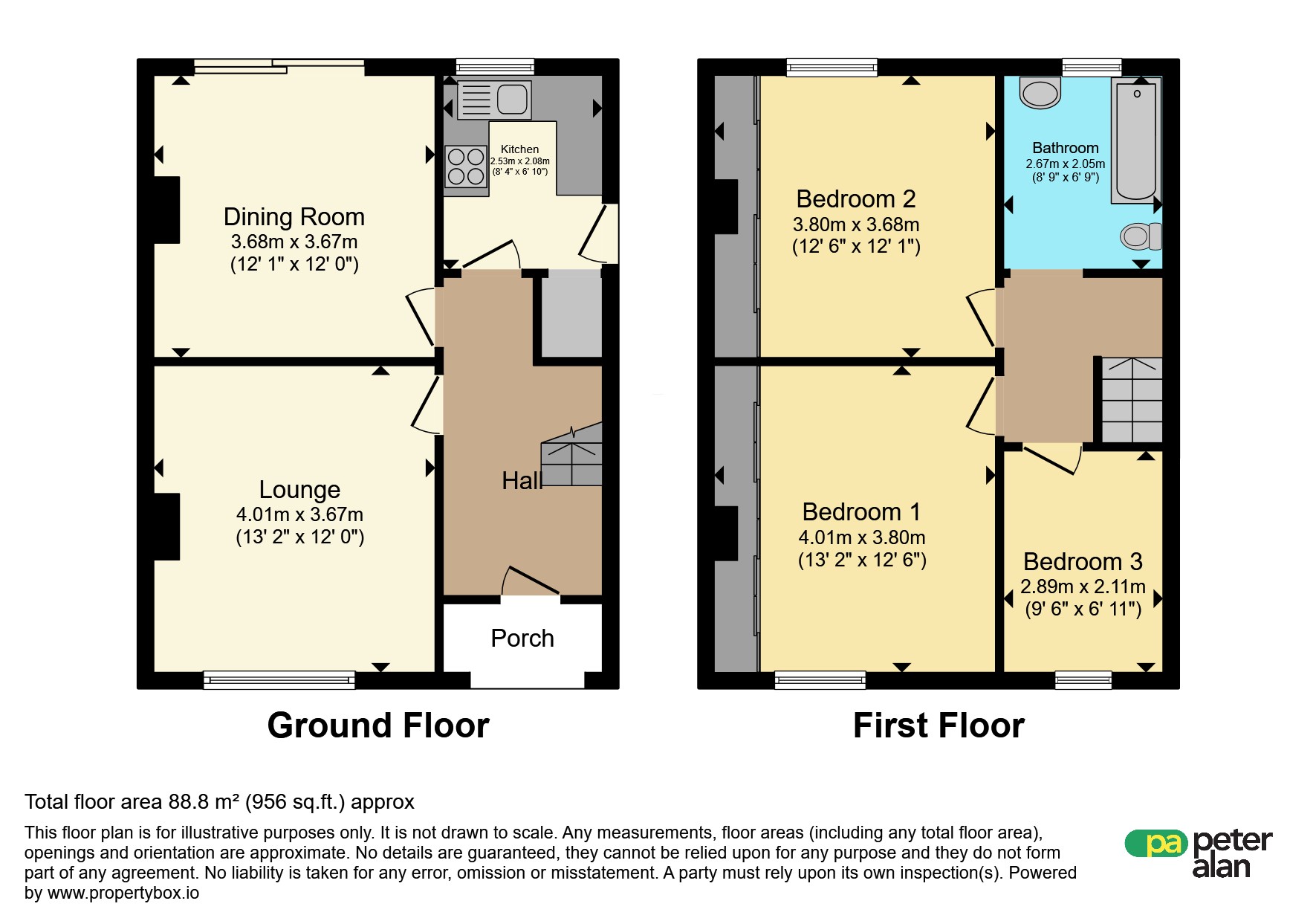 5, Ty Fry Close, Cardiff floorplan