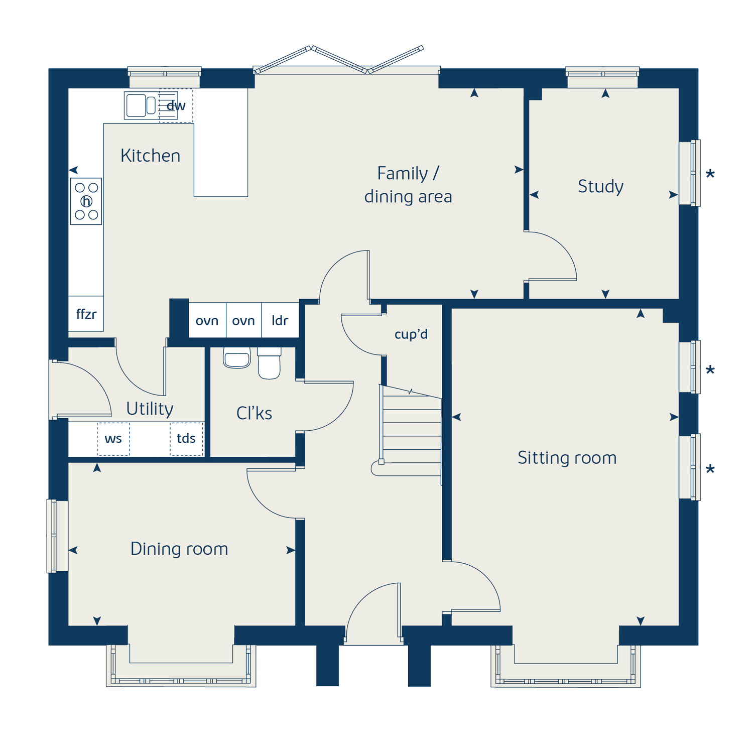 100, Coventry Road, Bulkington floorplan
