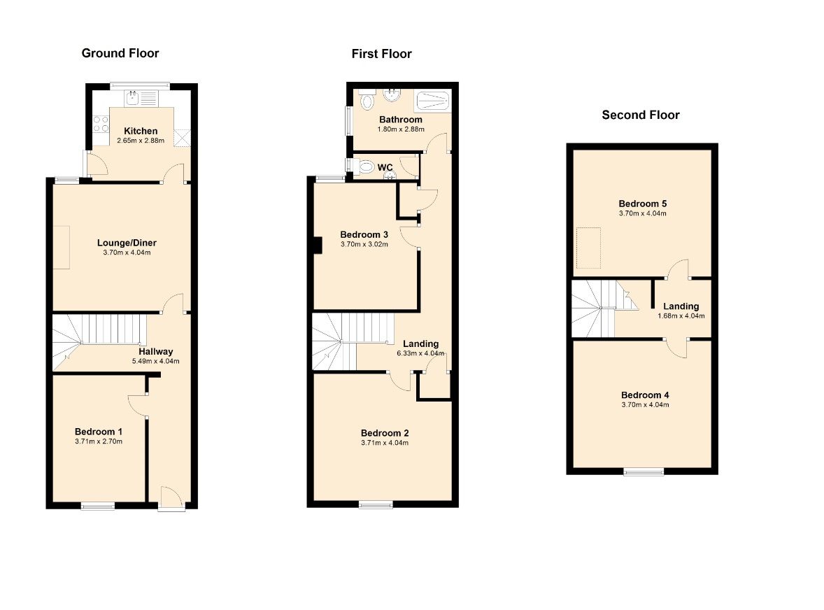 1 Bedrooms Studio to rent in Black Diamond Street, Chester CH1