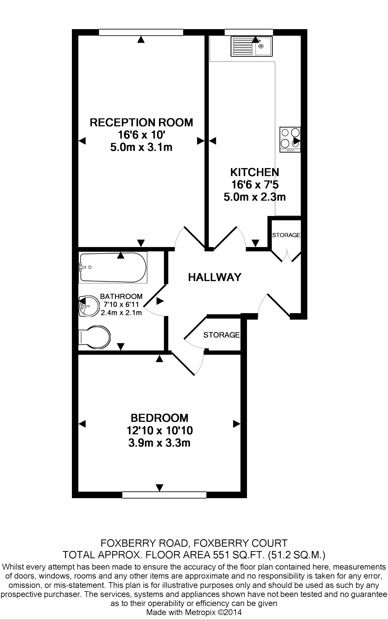 7, Foxberry Court, London floorplan