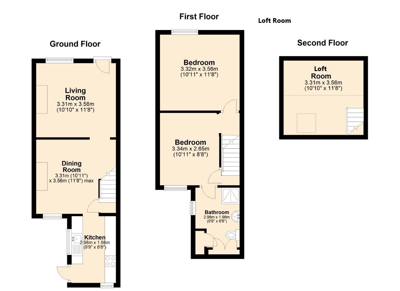15, Cork Street, Eccles floorplan