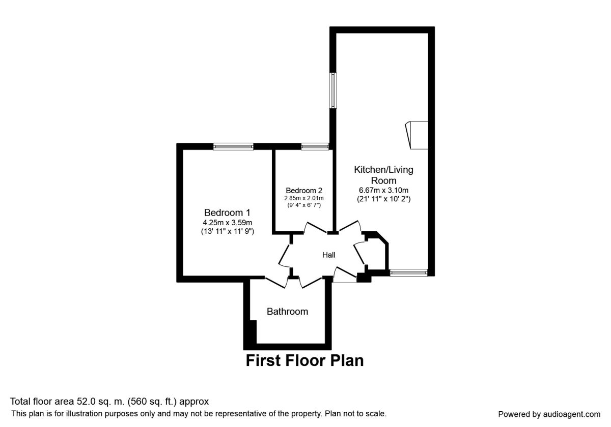 2 Bedrooms Flat to rent in Waterford Court Carlton Street, Farnworth, Bolton BL4