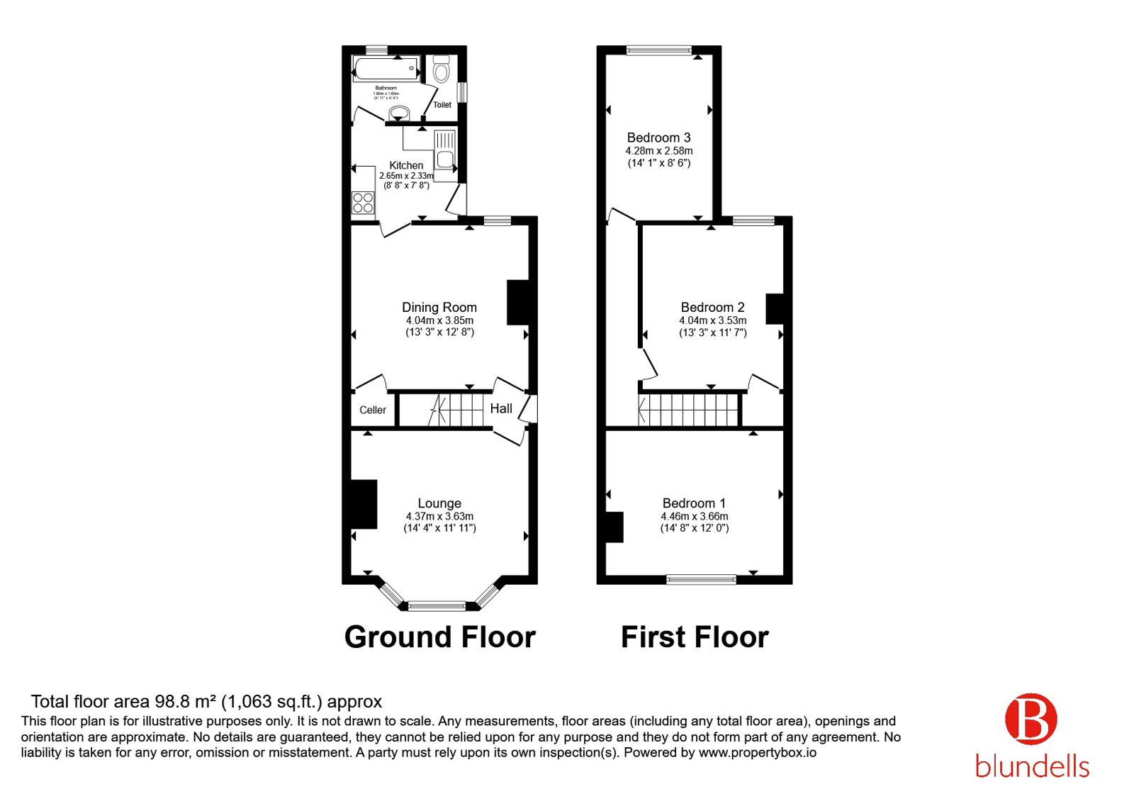 92, Elmham Road, South Yorkshire floorplan