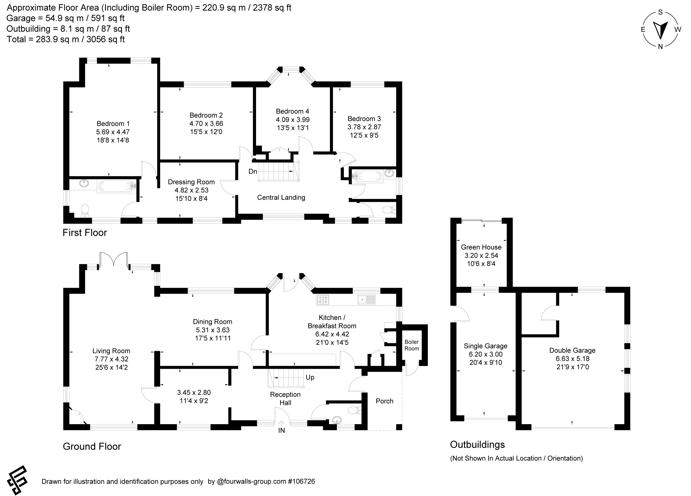 Swallowfield, 12, Manor Close, Andover floorplan