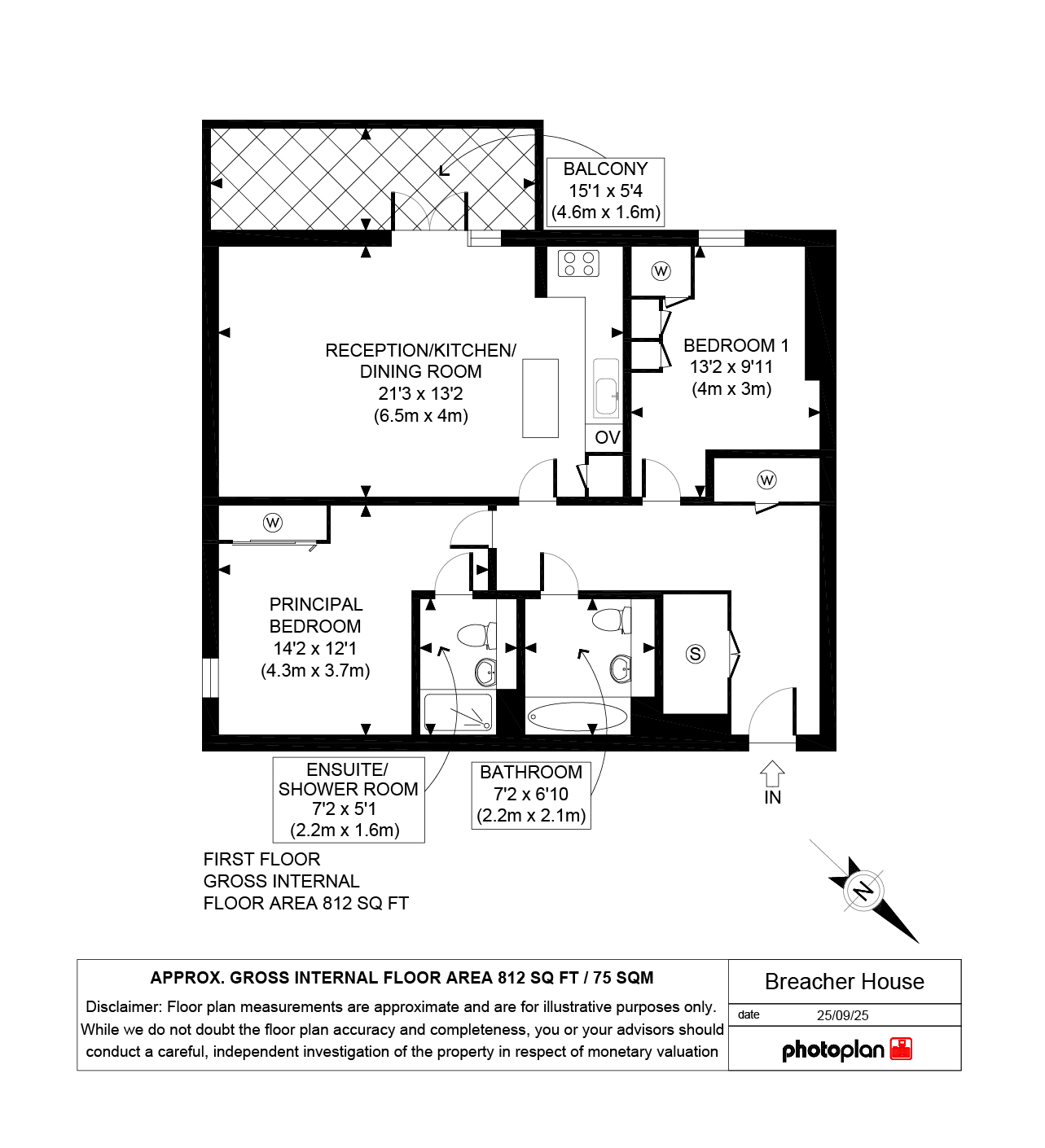 10 , Breacher House, Handley Page Road, Barking floorplan