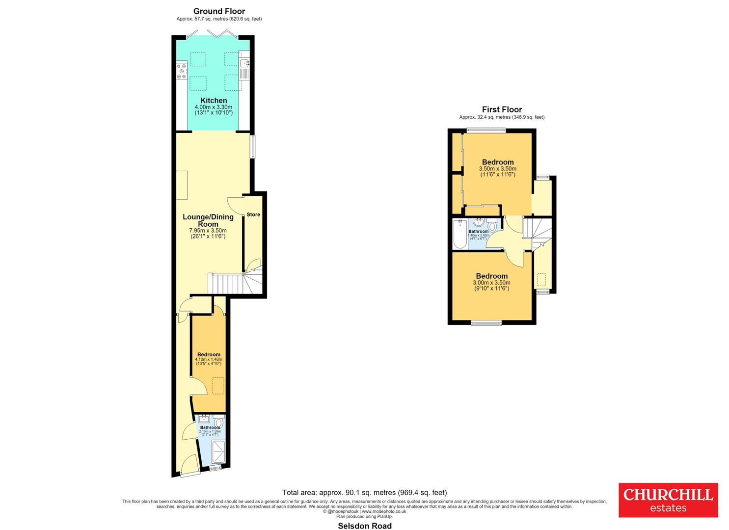 3a, Selsdon Road, Wanstead floorplan