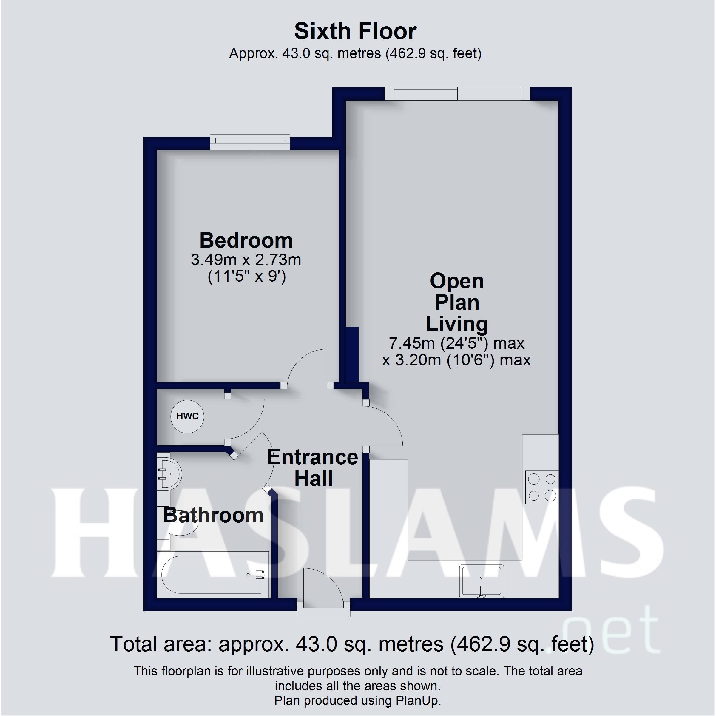 Projection East, Merchants Place, Reading floorplan